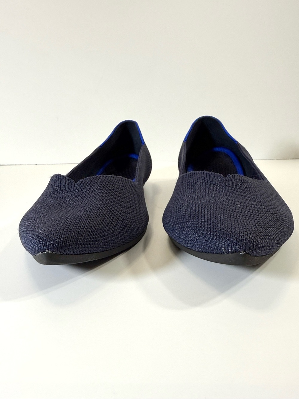Rothy’s the Point Women’s Flats in Navy - Picture 7 of 12